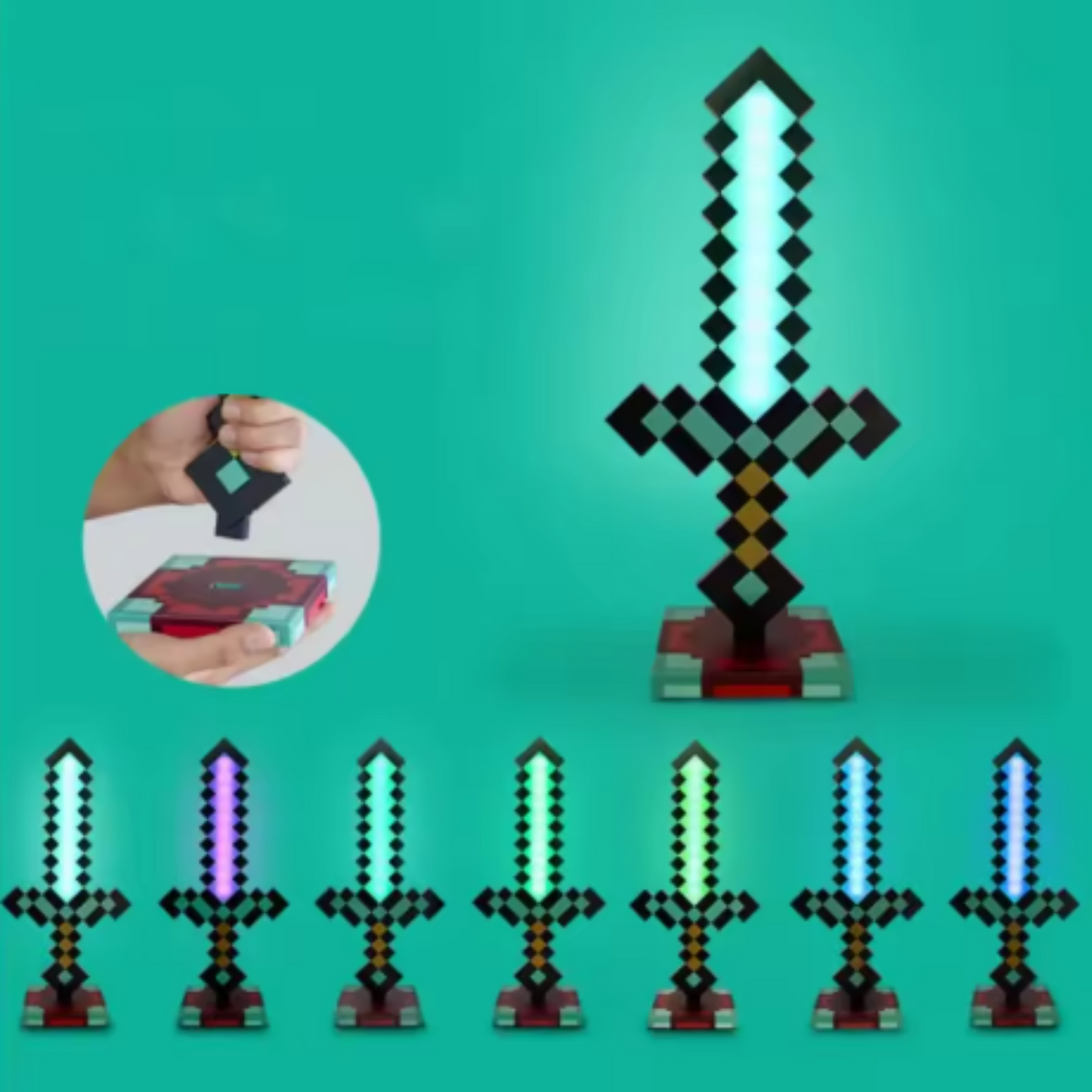 Weesword™ - Diamond Minecraft Sword Lamp